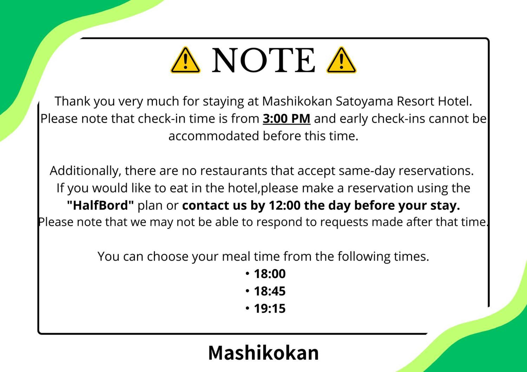 Mashikokan Satoyama Resort Hotel Eksteriør billede